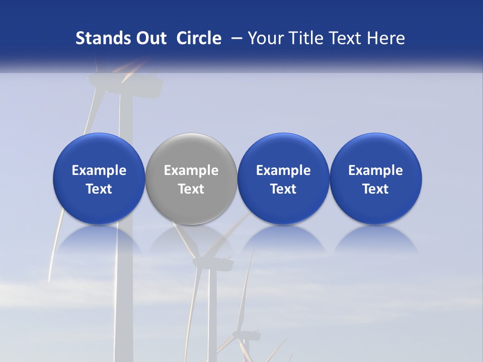 Offshore Enviromental Green PowerPoint Template