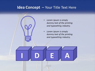 Offshore Enviromental Green PowerPoint Template