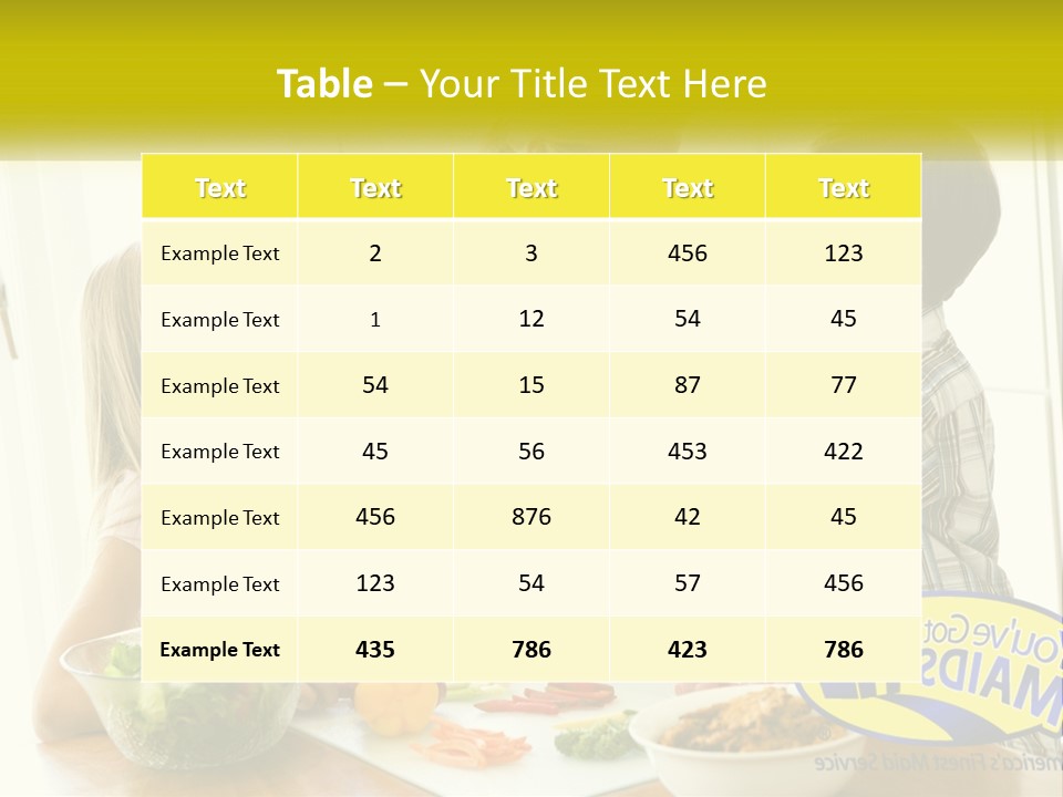 Daughter Smiling Brother PowerPoint Template