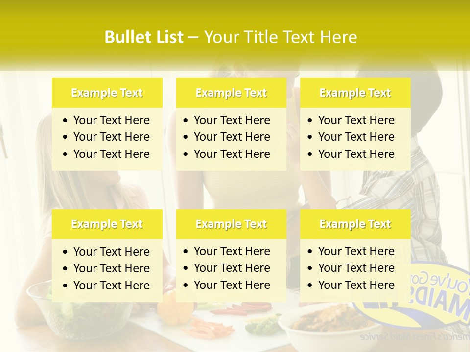 Daughter Smiling Brother PowerPoint Template