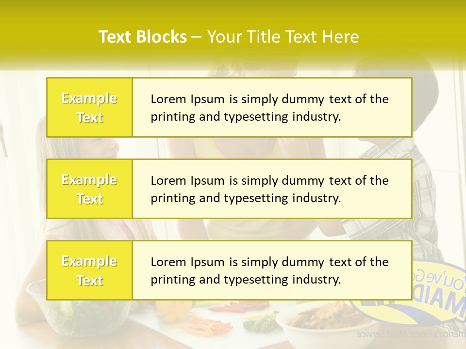 Daughter Smiling Brother PowerPoint Template