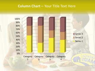 Daughter Smiling Brother PowerPoint Template