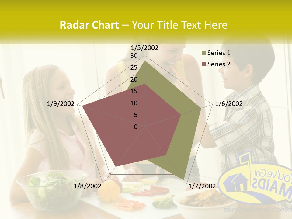 Daughter Smiling Brother PowerPoint Template