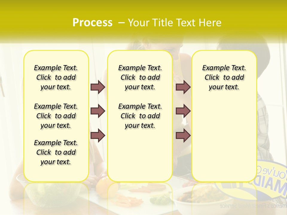 Daughter Smiling Brother PowerPoint Template