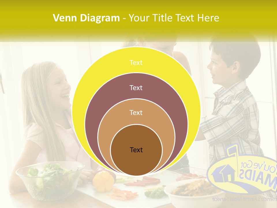 Daughter Smiling Brother PowerPoint Template