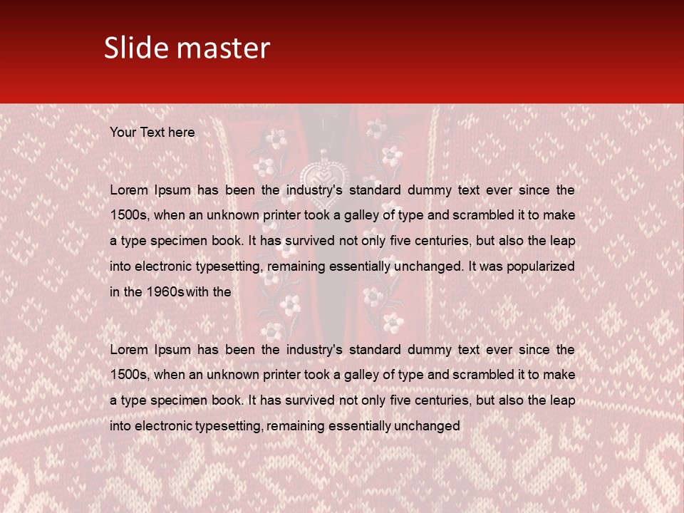 Norway Warm Bergen PowerPoint Template