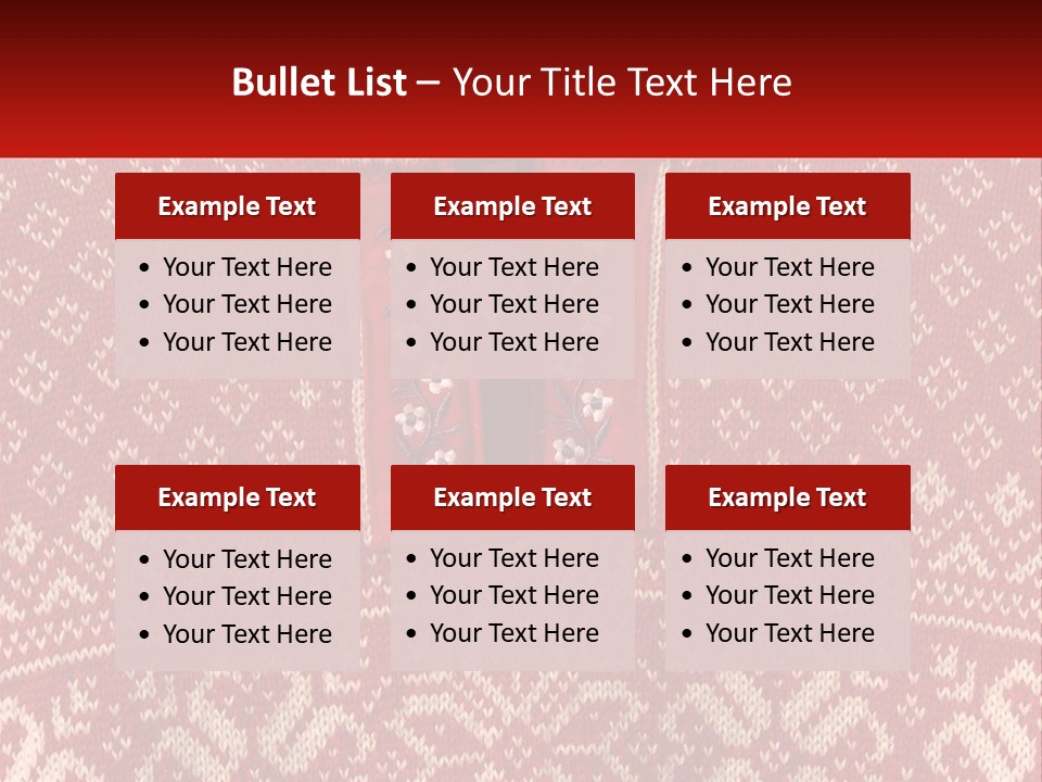 Norway Warm Bergen PowerPoint Template