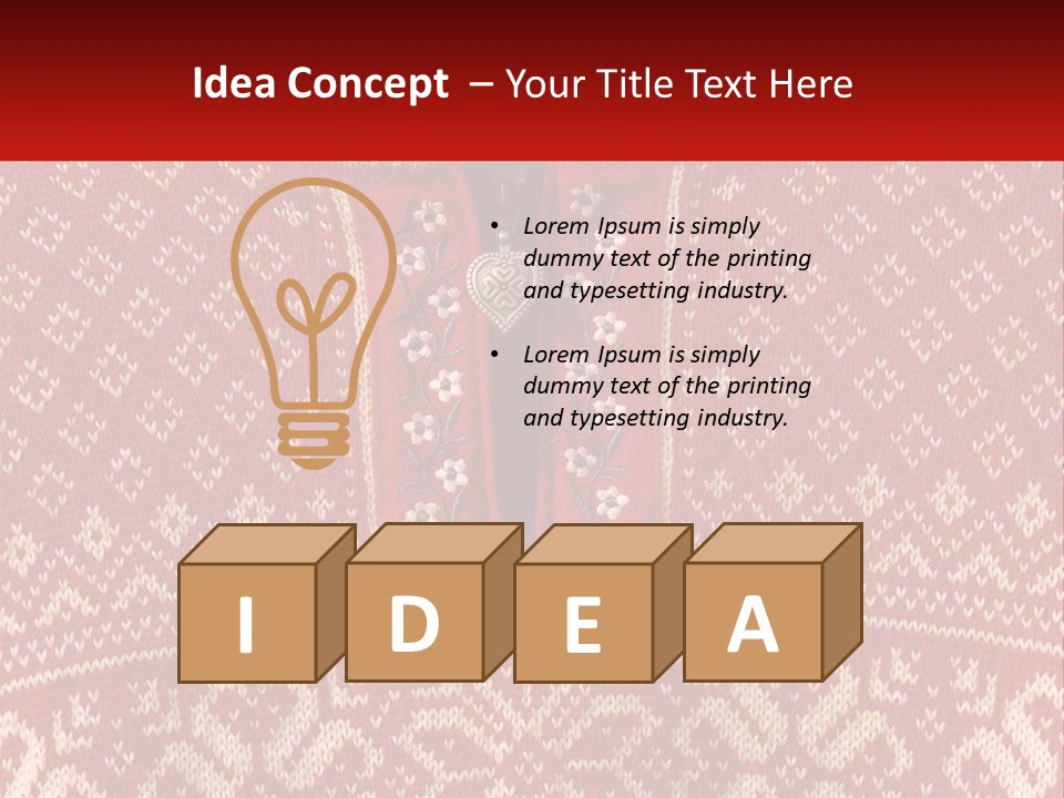 Norway Warm Bergen PowerPoint Template