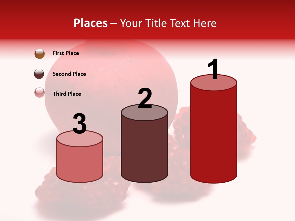 Fruit Pomegranate Ingredient PowerPoint Template