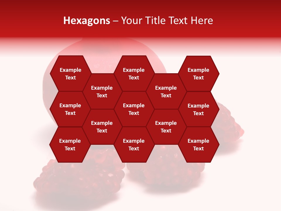 Fruit Pomegranate Ingredient PowerPoint Template
