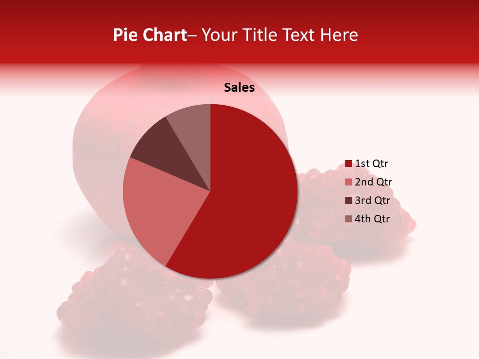 Fruit Pomegranate Ingredient PowerPoint Template
