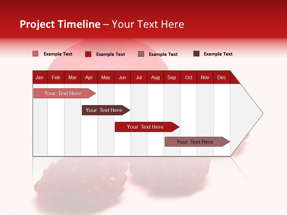 Fruit Pomegranate Ingredient PowerPoint Template