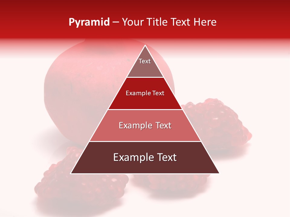 Fruit Pomegranate Ingredient PowerPoint Template