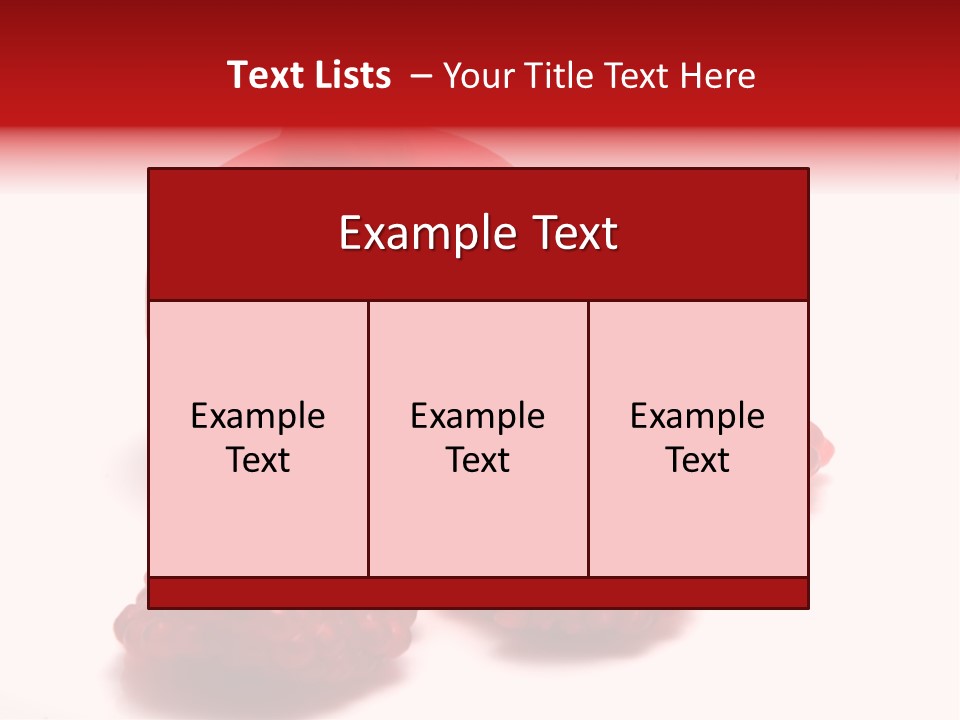 Fruit Pomegranate Ingredient PowerPoint Template