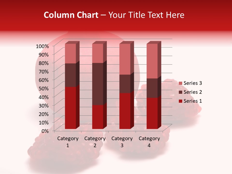 Fruit Pomegranate Ingredient PowerPoint Template