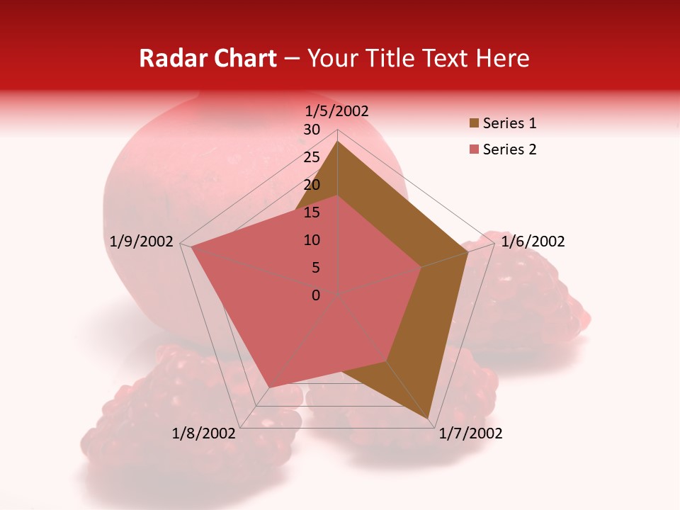 Fruit Pomegranate Ingredient PowerPoint Template