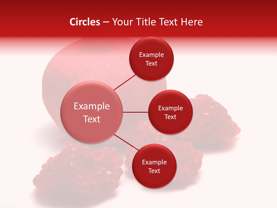 Fruit Pomegranate Ingredient PowerPoint Template