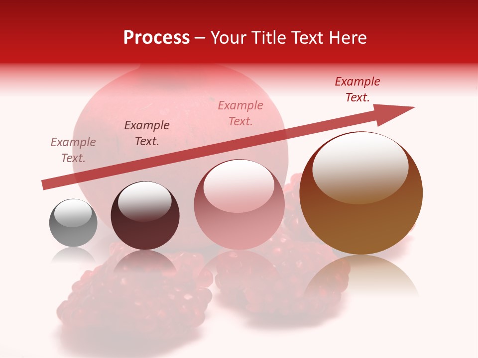 Fruit Pomegranate Ingredient PowerPoint Template