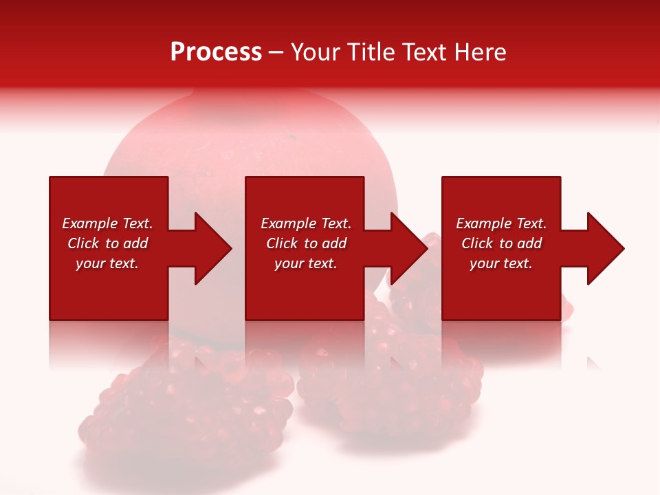 Fruit Pomegranate Ingredient PowerPoint Template