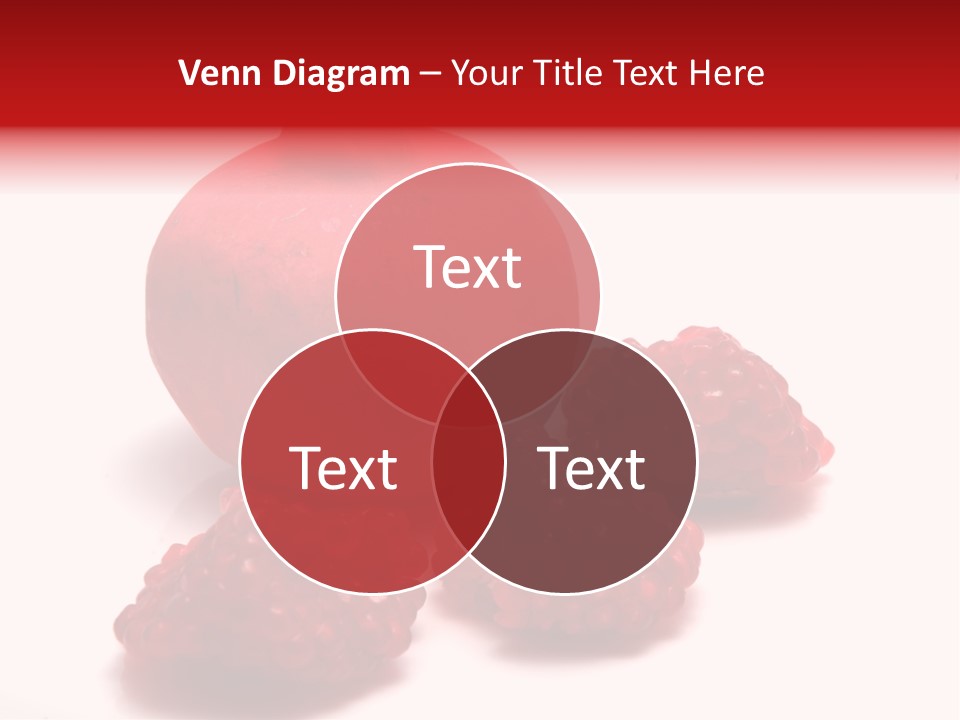 Fruit Pomegranate Ingredient PowerPoint Template
