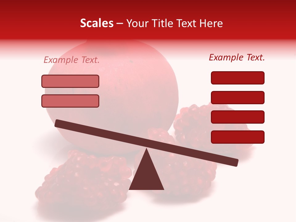Fruit Pomegranate Ingredient PowerPoint Template