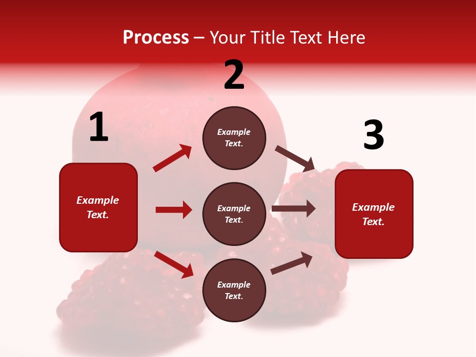 Fruit Pomegranate Ingredient PowerPoint Template