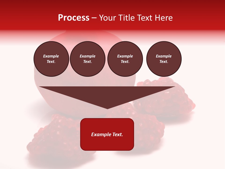 Fruit Pomegranate Ingredient PowerPoint Template
