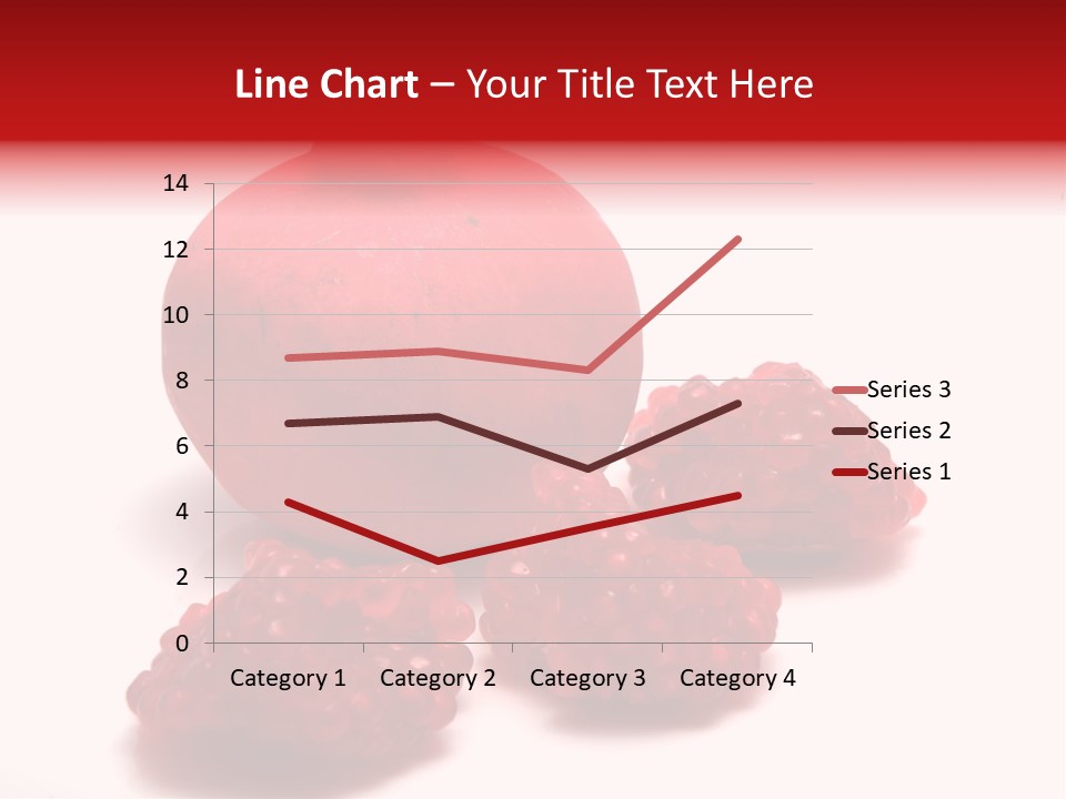 Fruit Pomegranate Ingredient PowerPoint Template