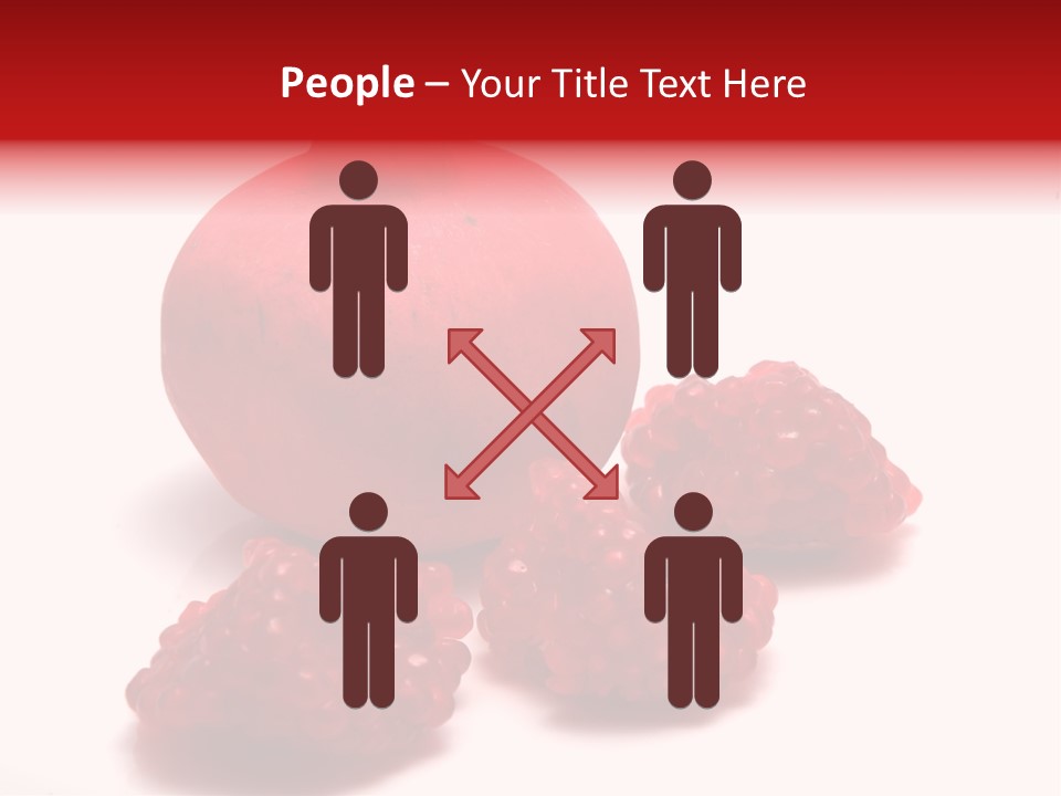 Fruit Pomegranate Ingredient PowerPoint Template