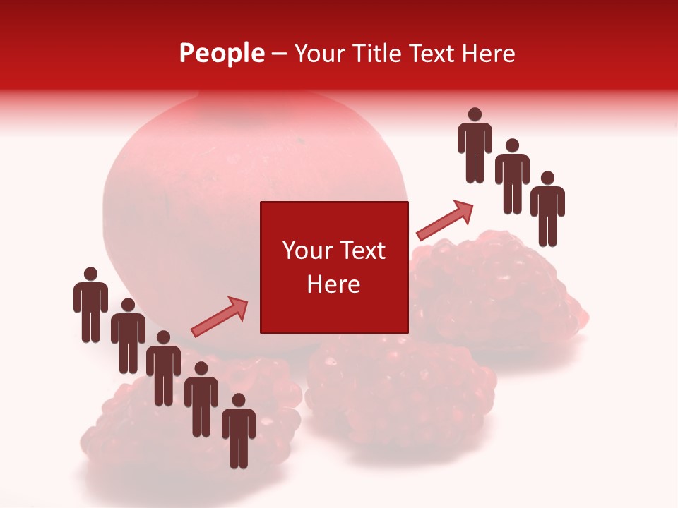 Fruit Pomegranate Ingredient PowerPoint Template