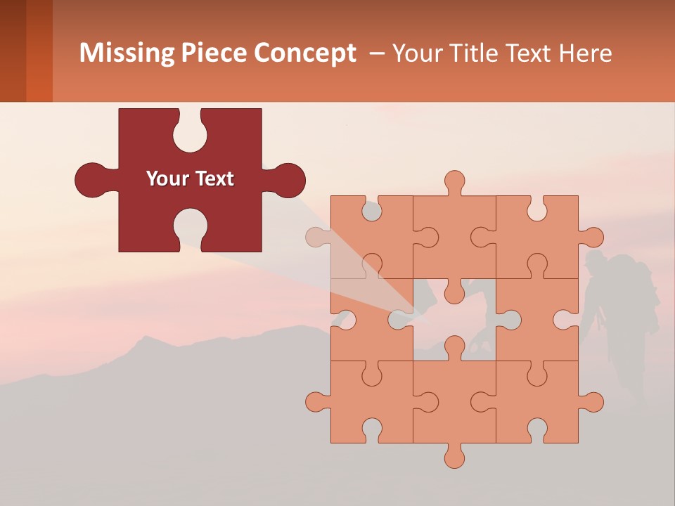 Travel Adventure Sunset PowerPoint Template