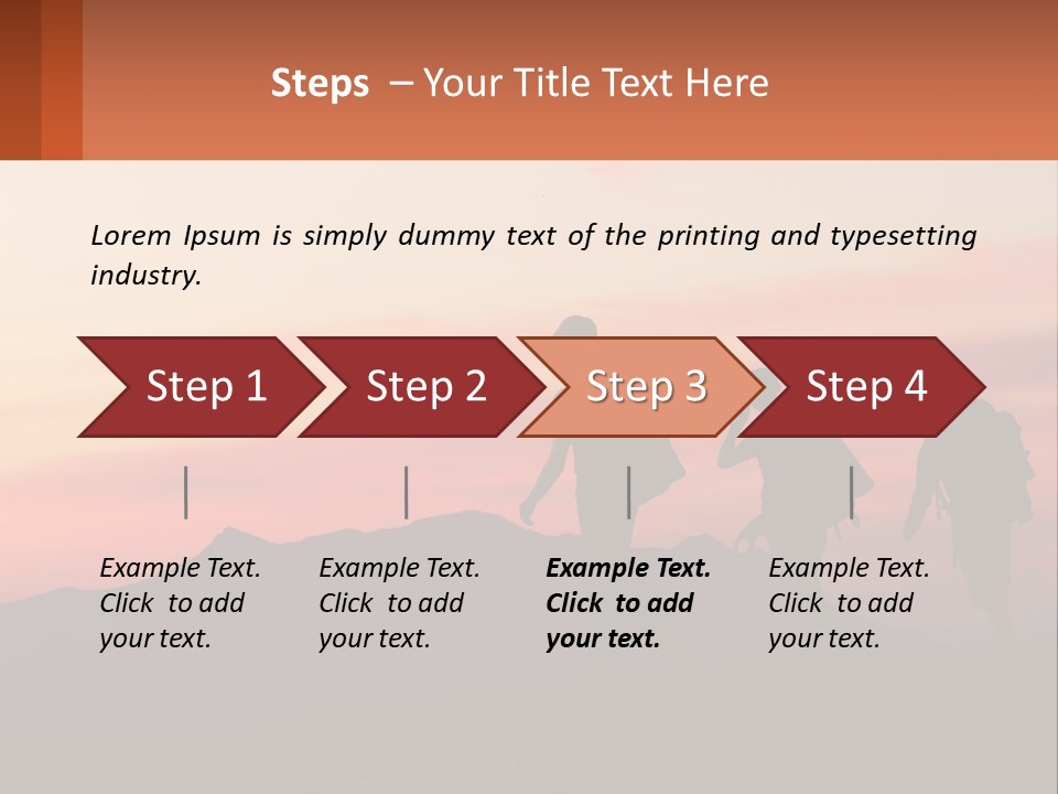Travel Adventure Sunset PowerPoint Template