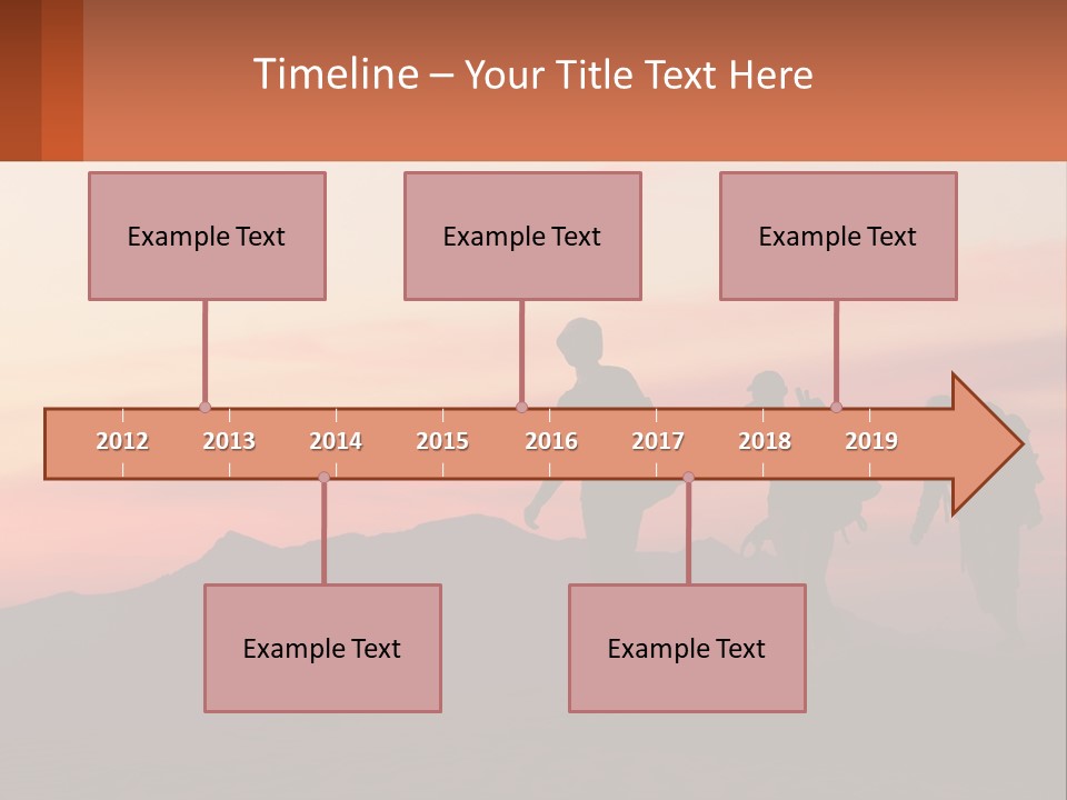 Travel Adventure Sunset PowerPoint Template