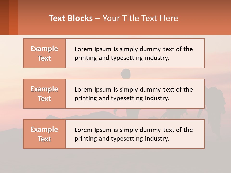 Travel Adventure Sunset PowerPoint Template