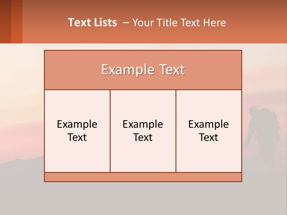Travel Adventure Sunset PowerPoint Template