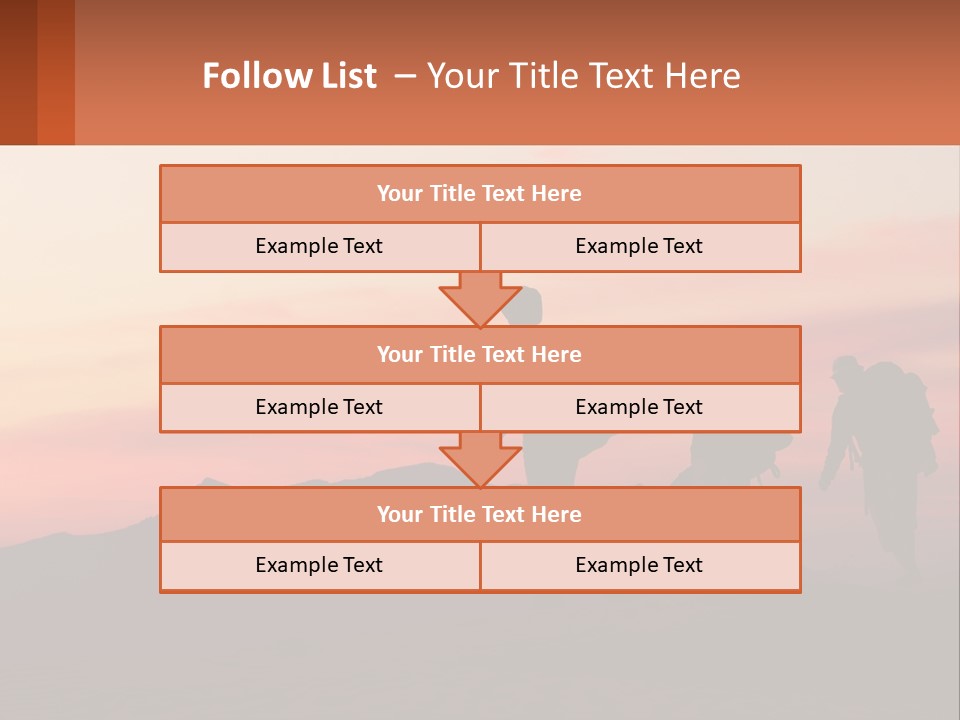 Travel Adventure Sunset PowerPoint Template