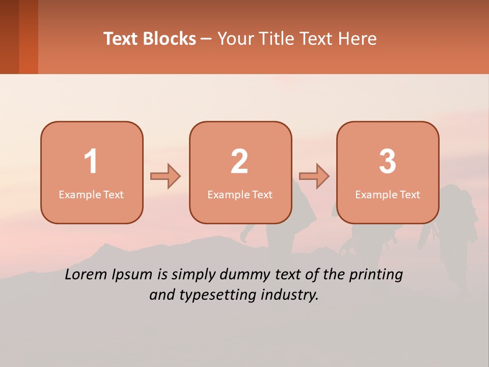 Travel Adventure Sunset PowerPoint Template