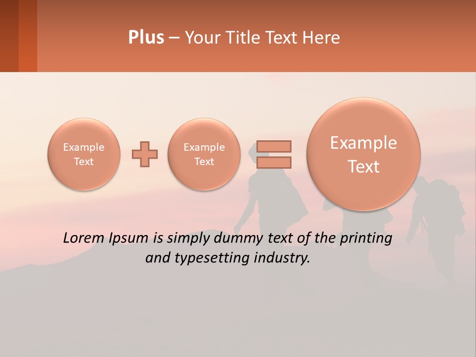 Travel Adventure Sunset PowerPoint Template