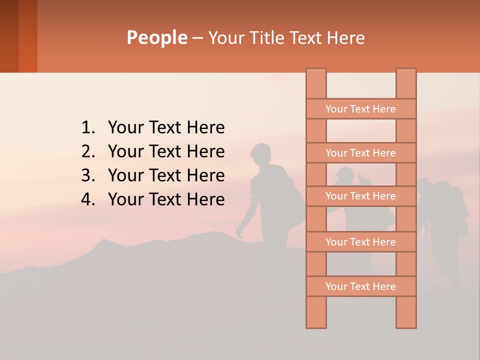 Travel Adventure Sunset PowerPoint Template