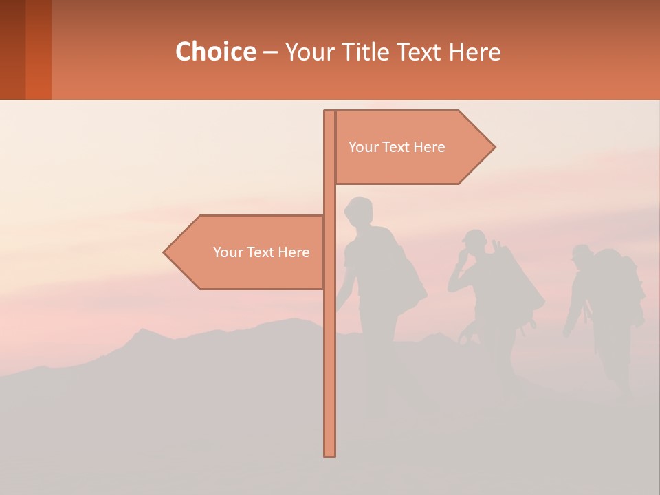 Travel Adventure Sunset PowerPoint Template