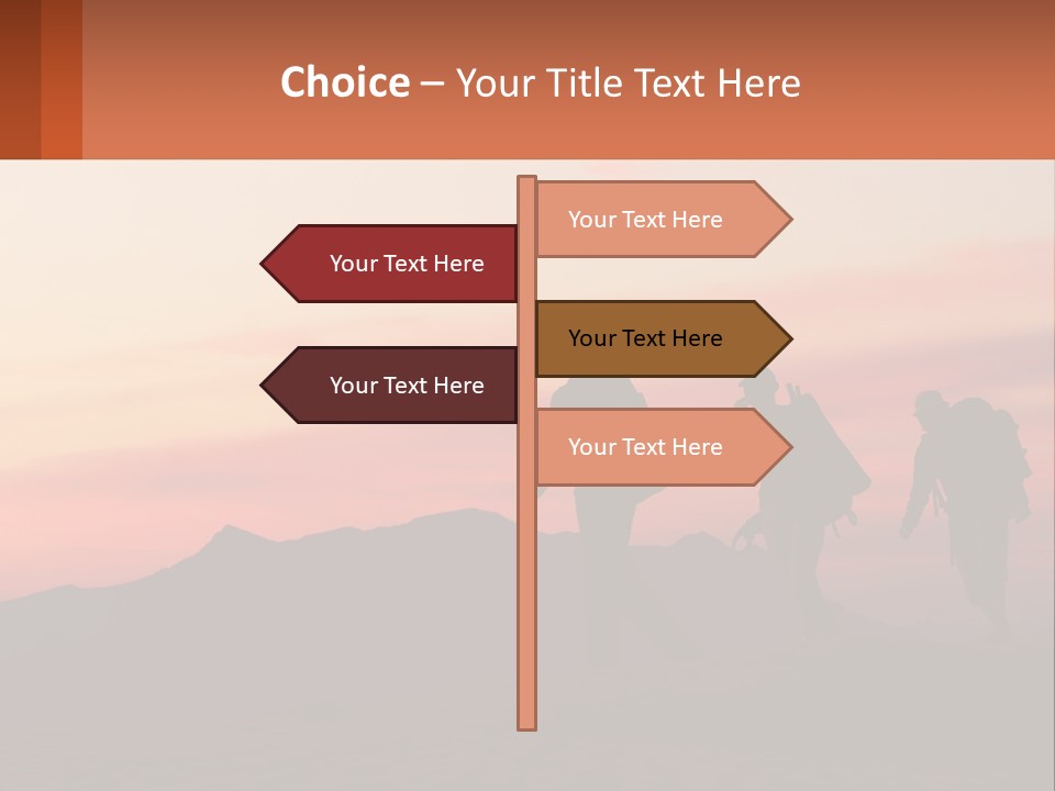 Travel Adventure Sunset PowerPoint Template