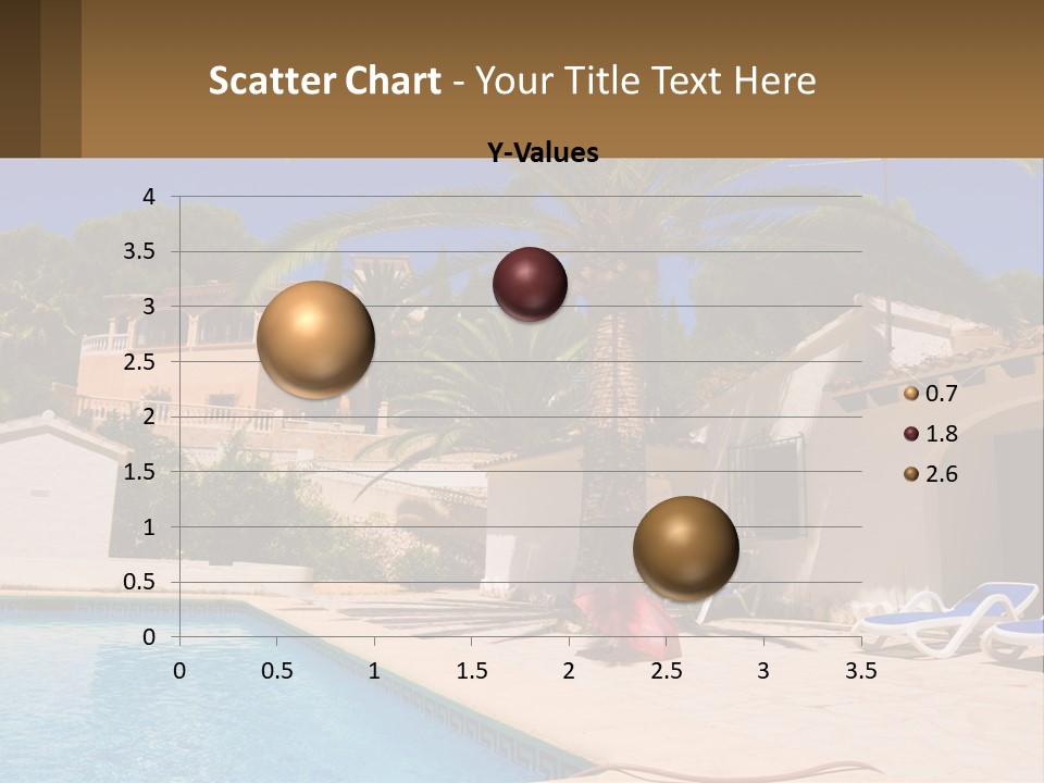 Blanca Swimming Pool House PowerPoint Template