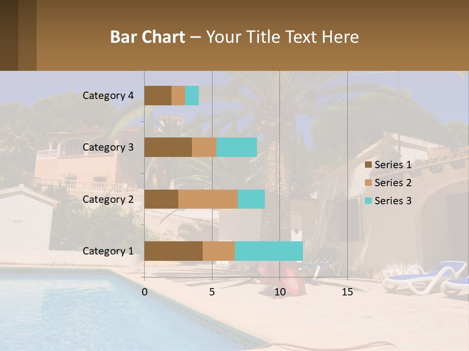 Blanca Swimming Pool House PowerPoint Template