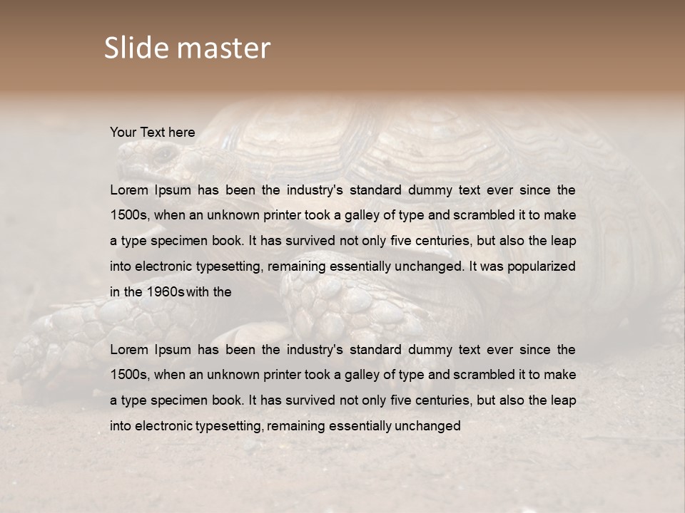 Scale Head Garden PowerPoint Template