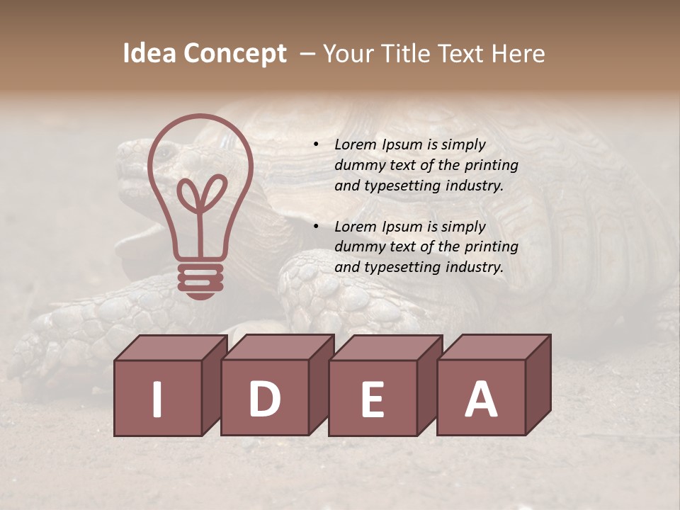 Scale Head Garden PowerPoint Template