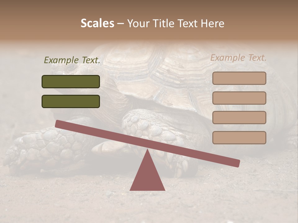Scale Head Garden PowerPoint Template