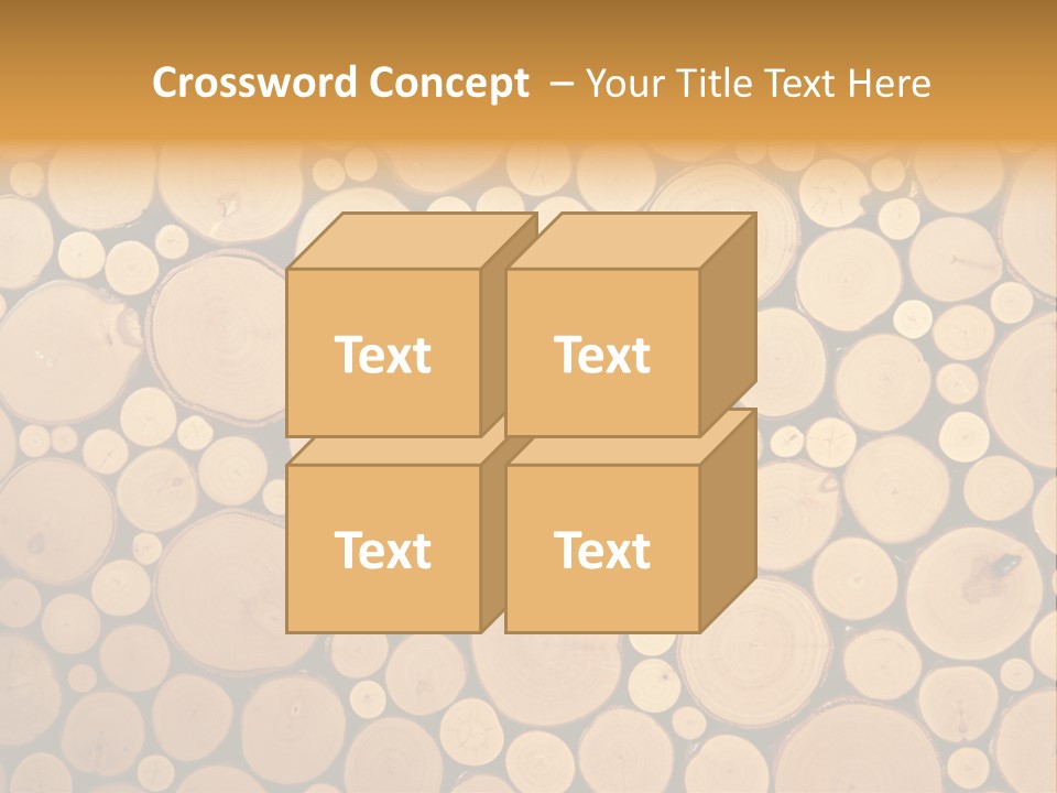 Trees Ridges Crop PowerPoint Template