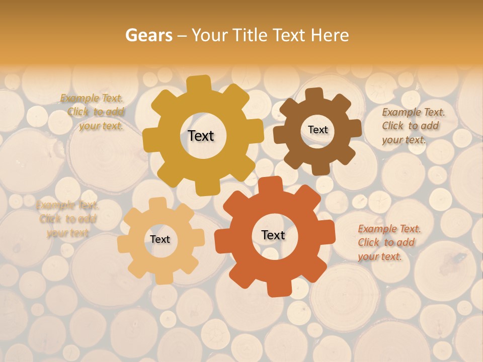 Trees Ridges Crop PowerPoint Template