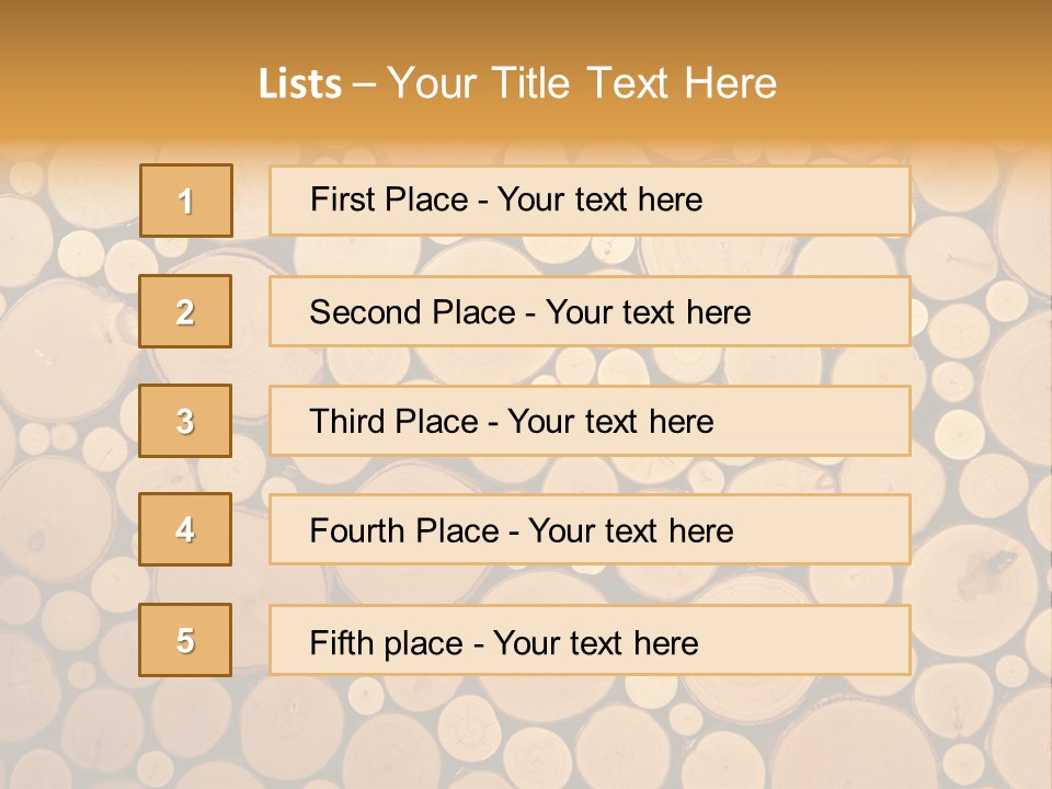 Trees Ridges Crop PowerPoint Template