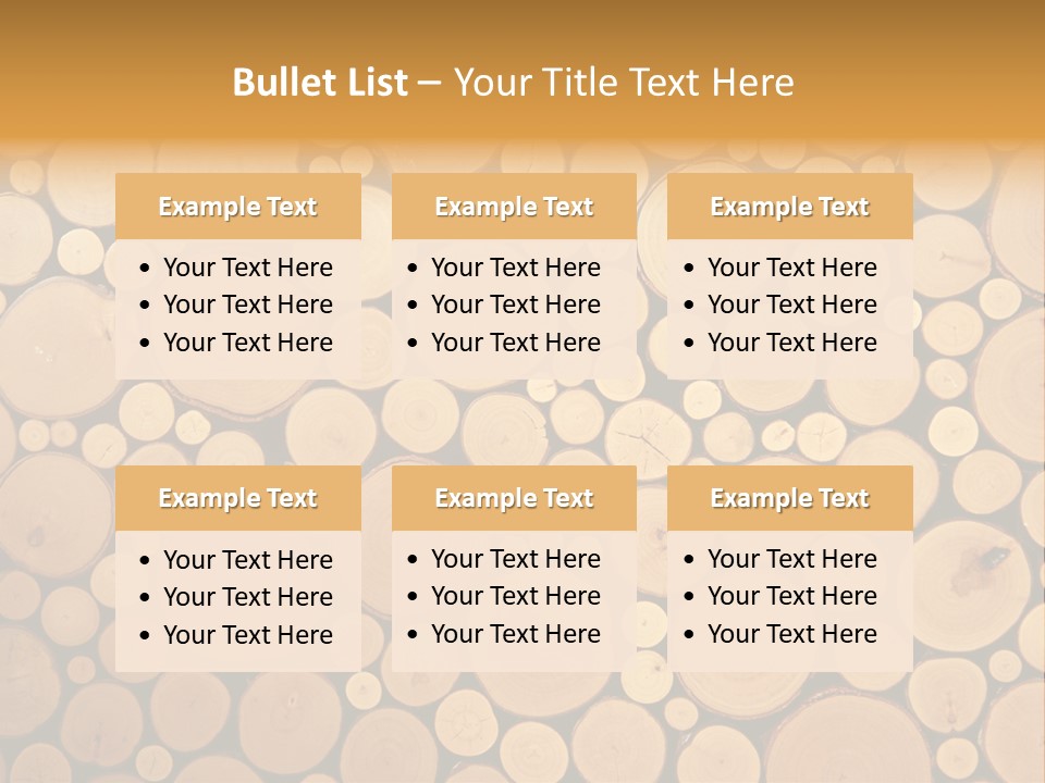 Trees Ridges Crop PowerPoint Template